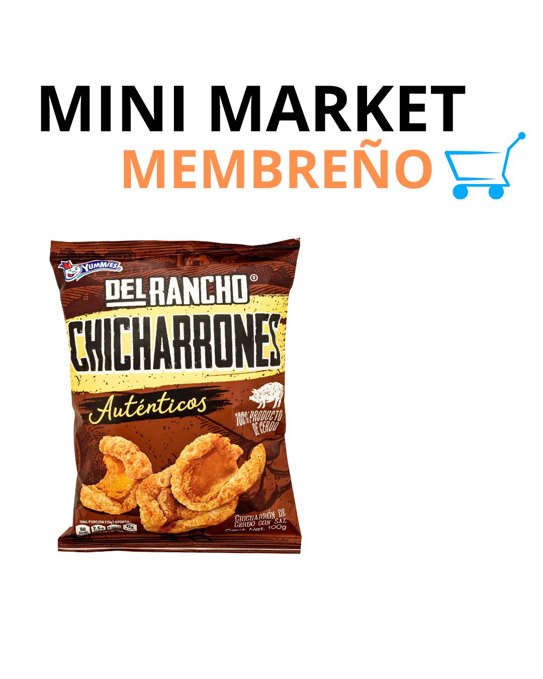 Chicharrones auténticos familiar