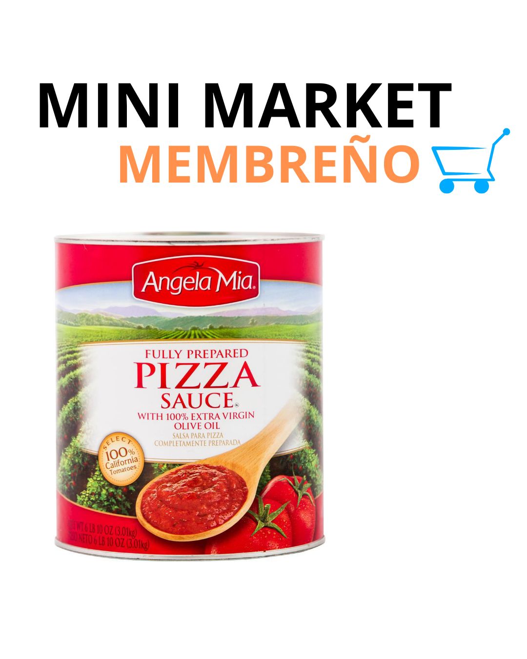 Salsa para pizza Ángela mía 3kg