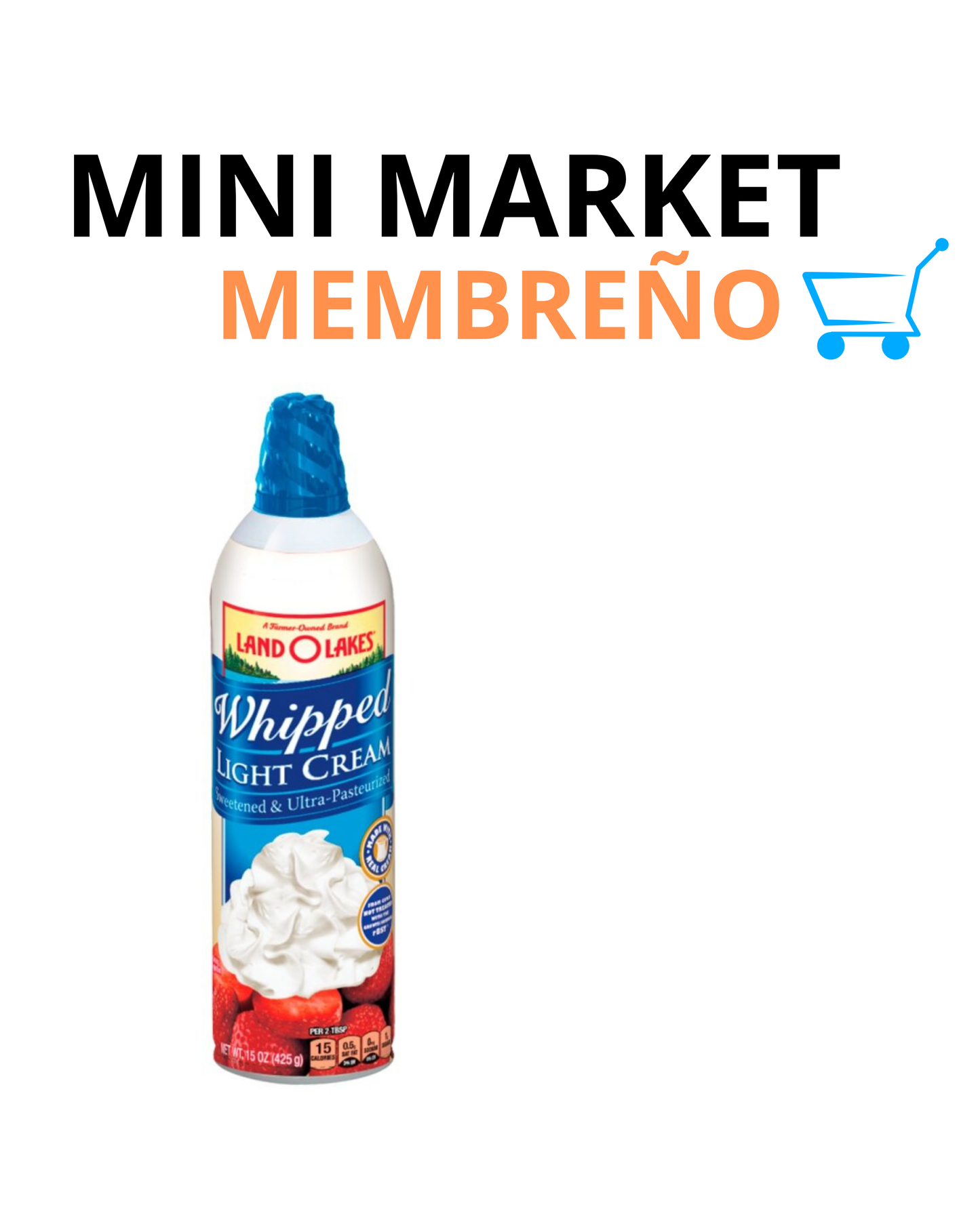 Crema batida chantilly vainilla 425g