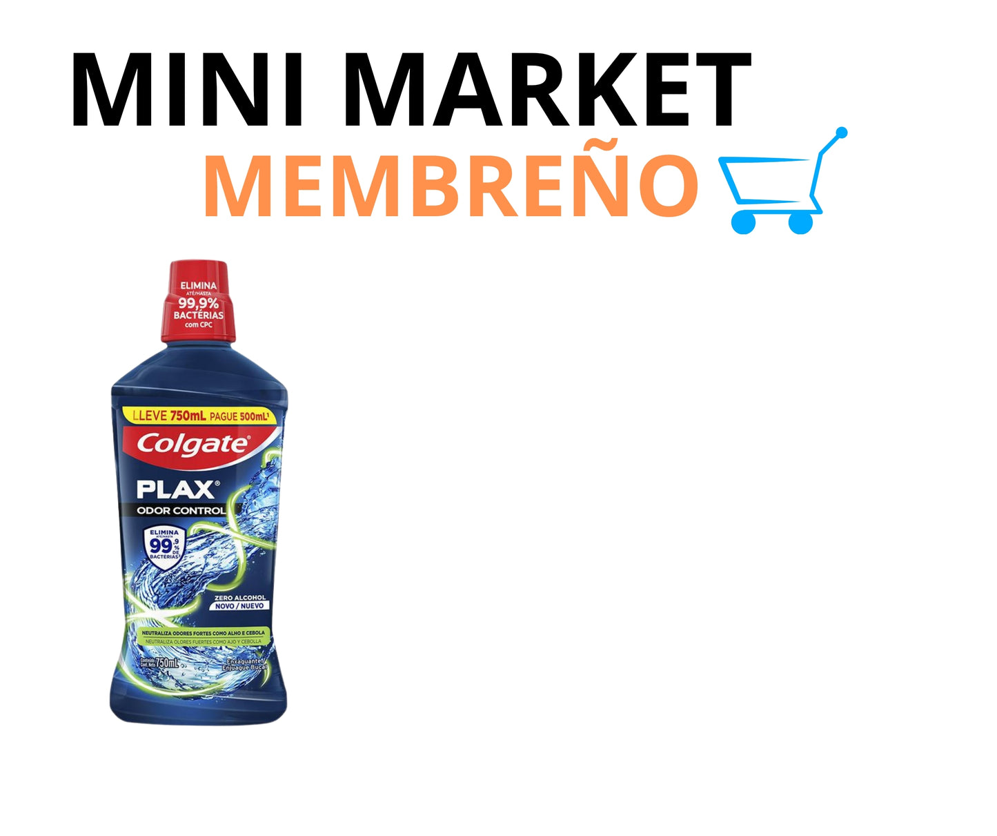 Enjuague bucal Colgate plax odor 750ml