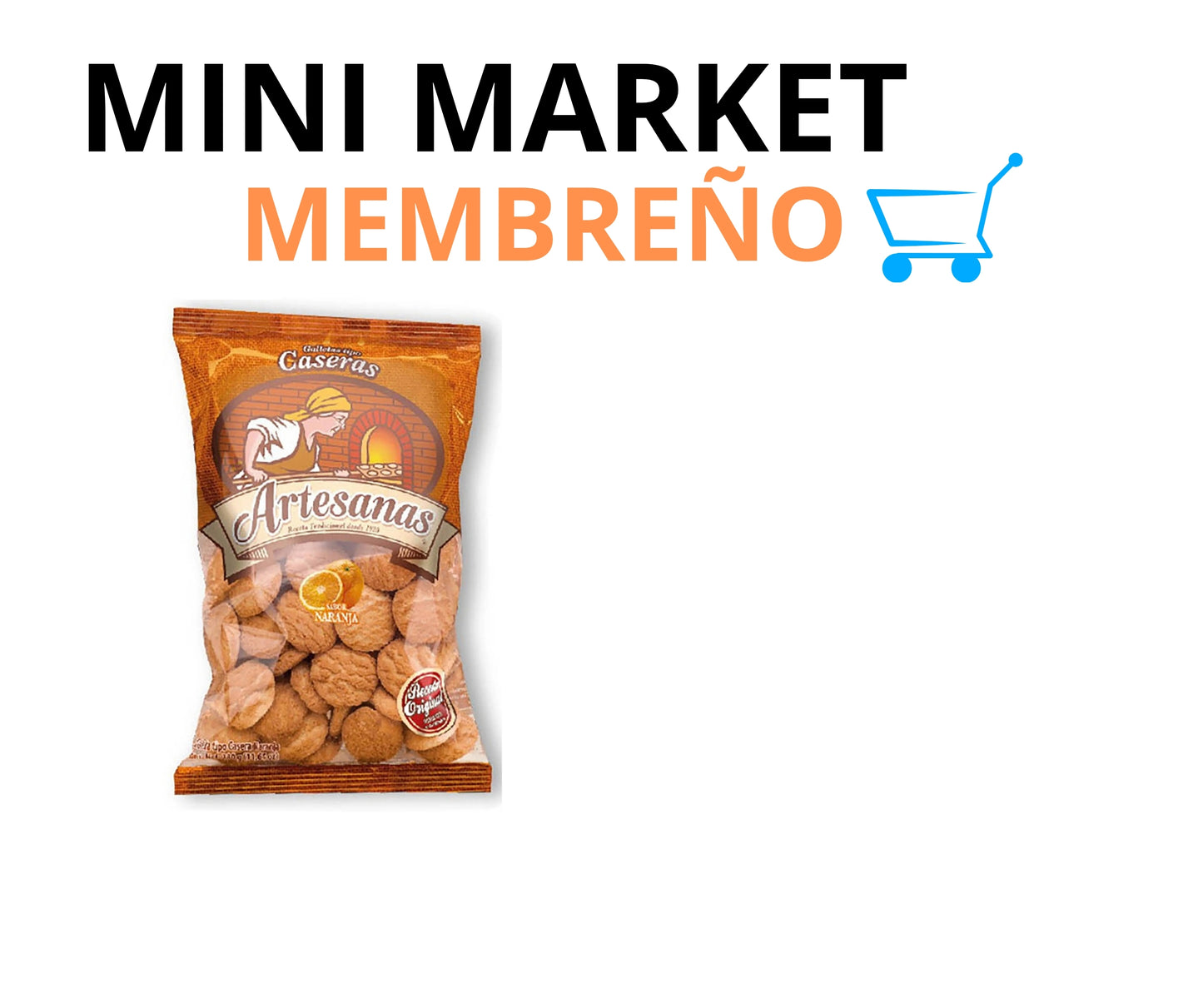 Galleta artesana naranja 300g