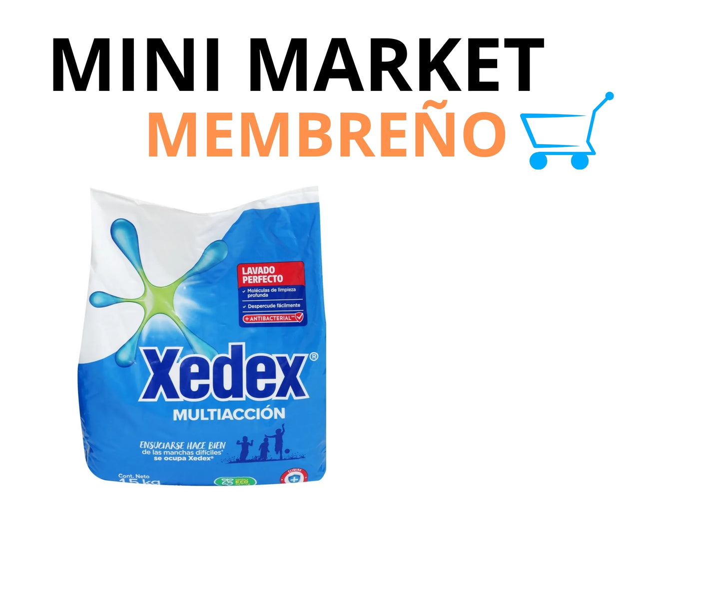 Detergente xedex multi acción 1.5kg