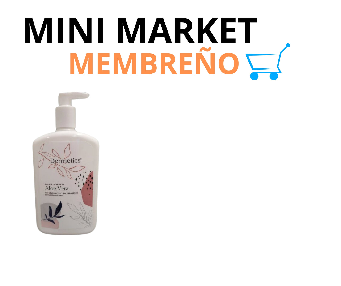 Crema corporal dermetics aloe Vera