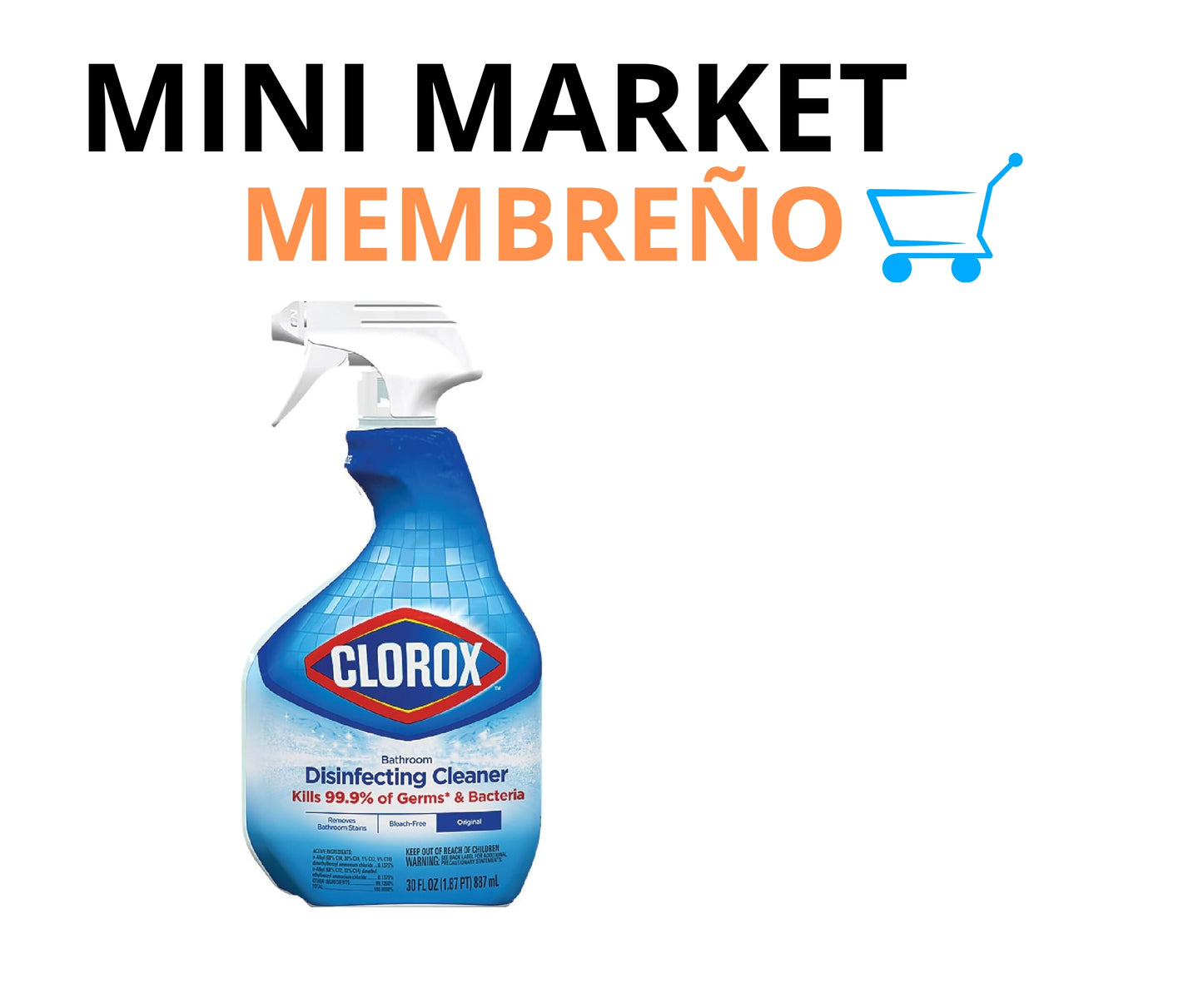 Desinfectante clorox baño 887ml