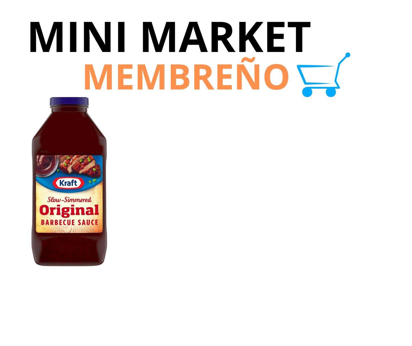 Salsa BBQ Kraft original 2.3kg