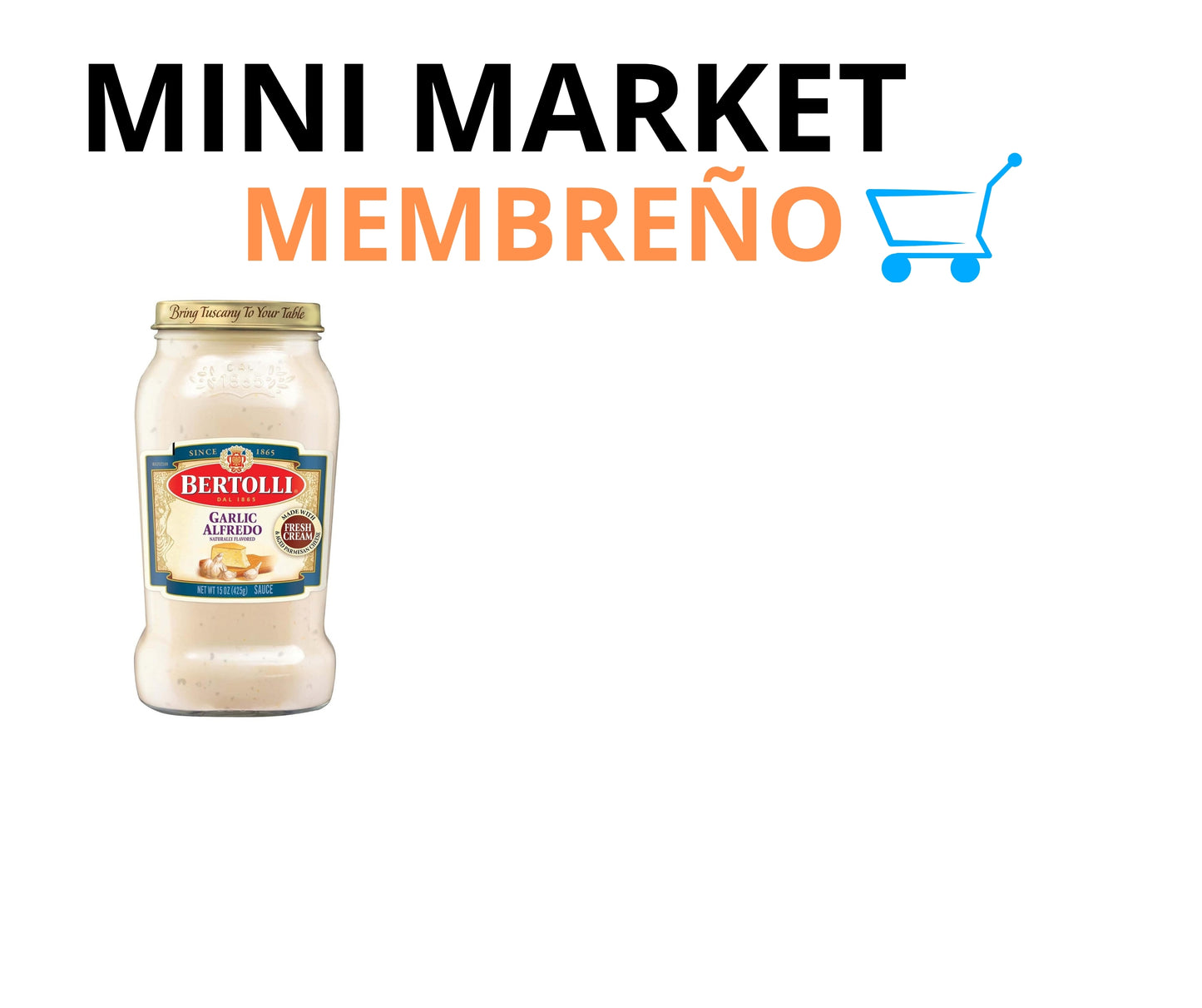Salsa Alfredo Bertolli 425g