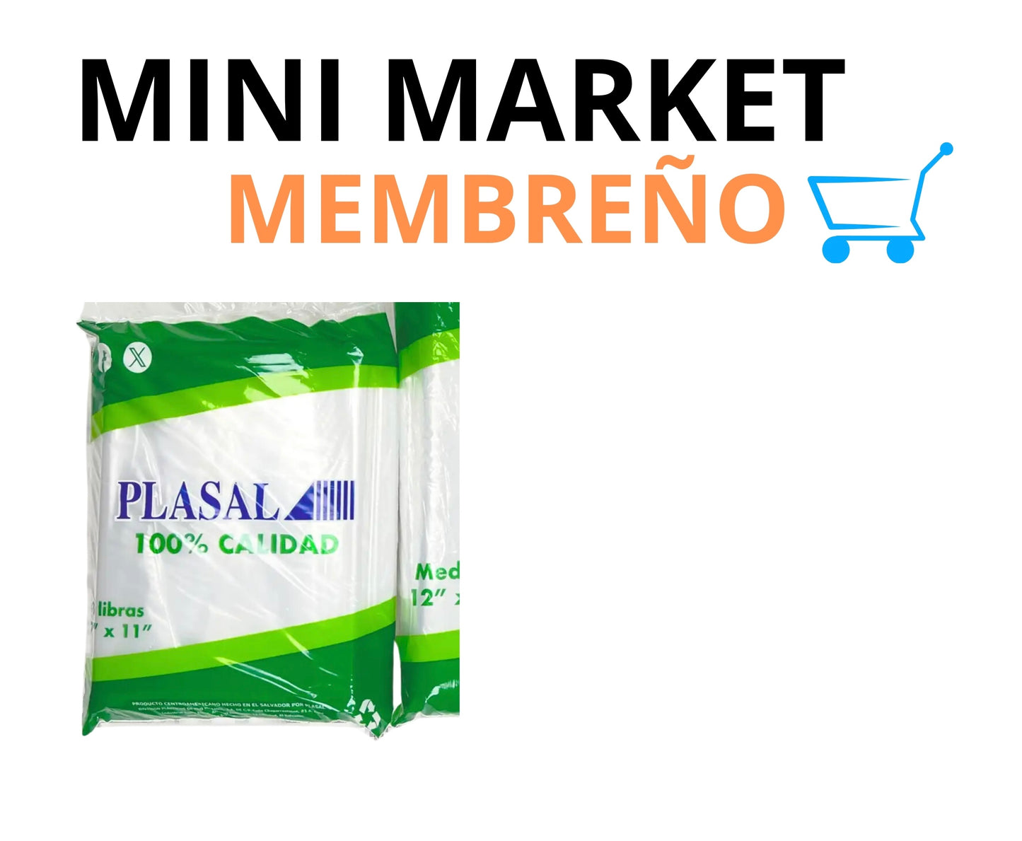 Bolsa plástica 2 libras 100 unidades