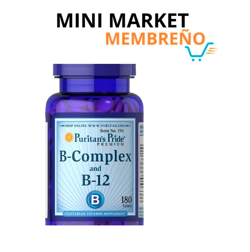 Complejo B con B12 180 tabletas