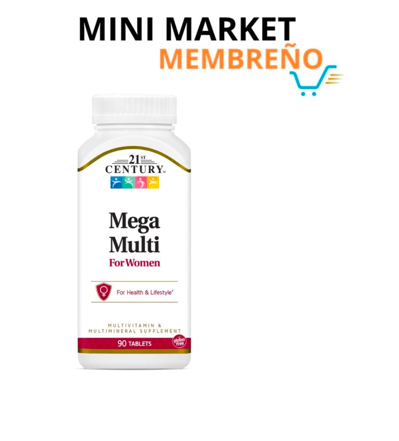 Mega multi para mujer 90 tabletas