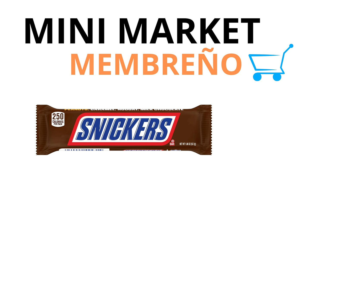 Chocolate snickers 52.7g