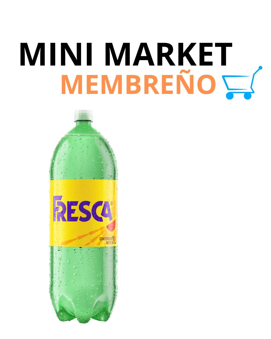 Gaseosa fresca 3 litros