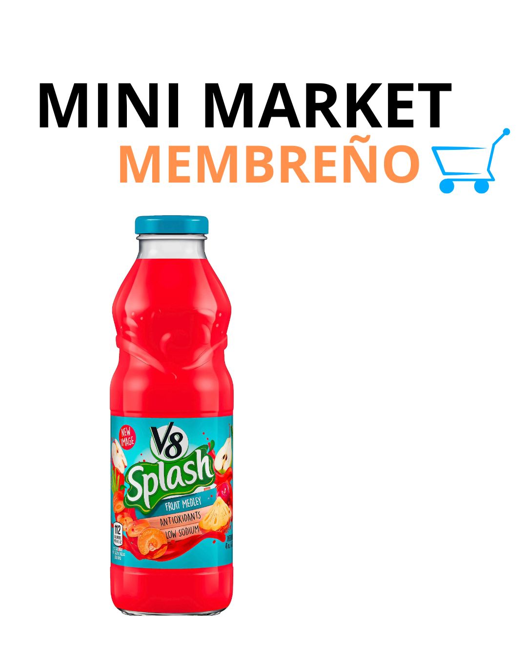 Jugo v8 splash frutas 473ml