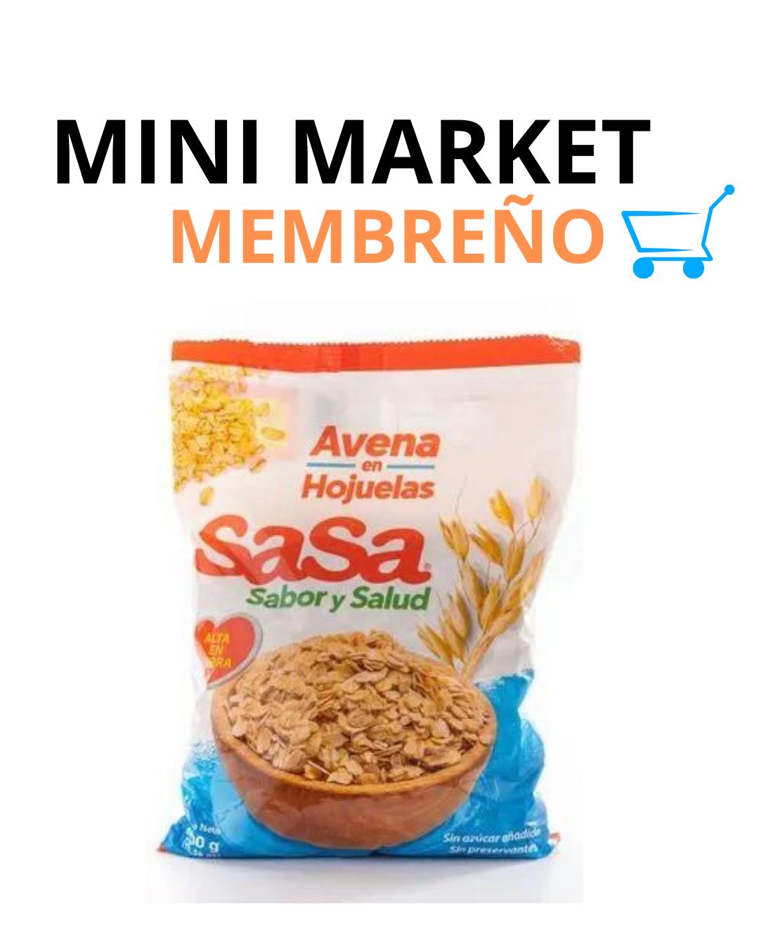 Avena sasa en hojuelas 360g