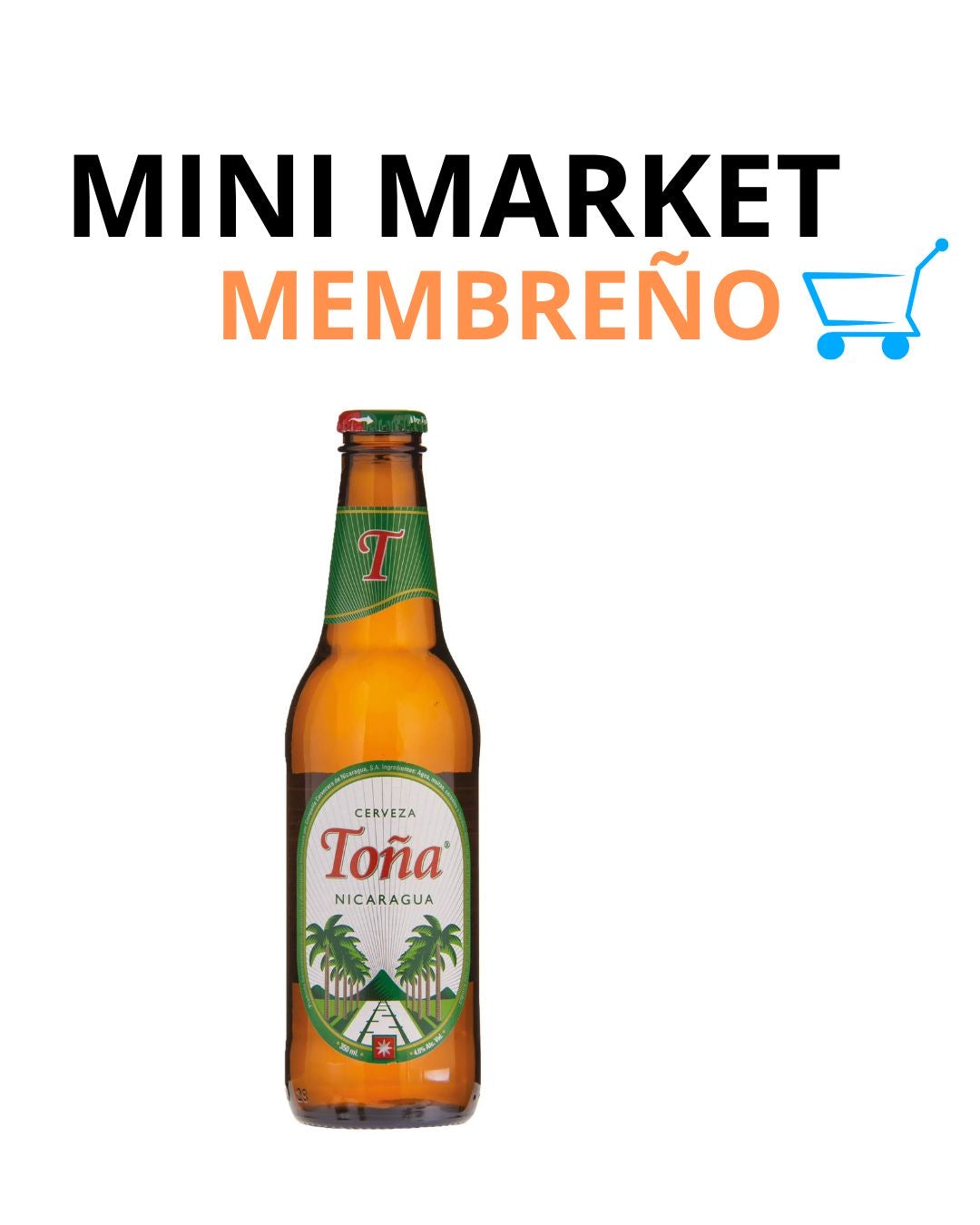Cerveza toña desechable 350ml