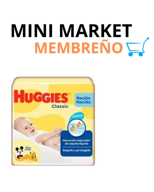 Pampers Huggies Classic recién nacido 50 unidades