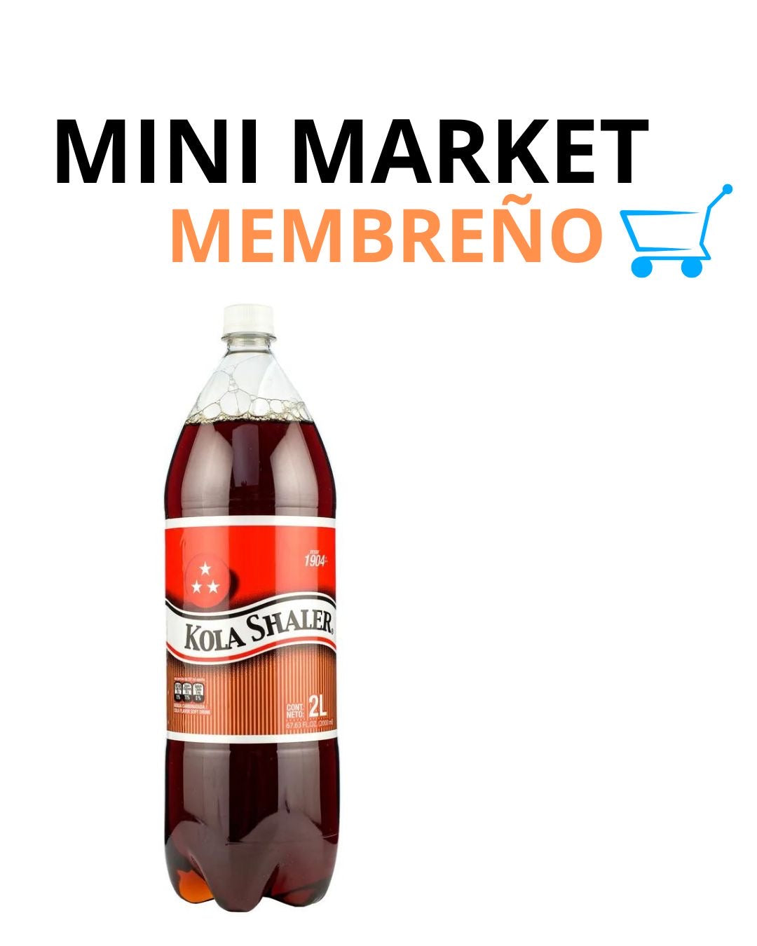 Gaseosa kola Shaler 2 litros