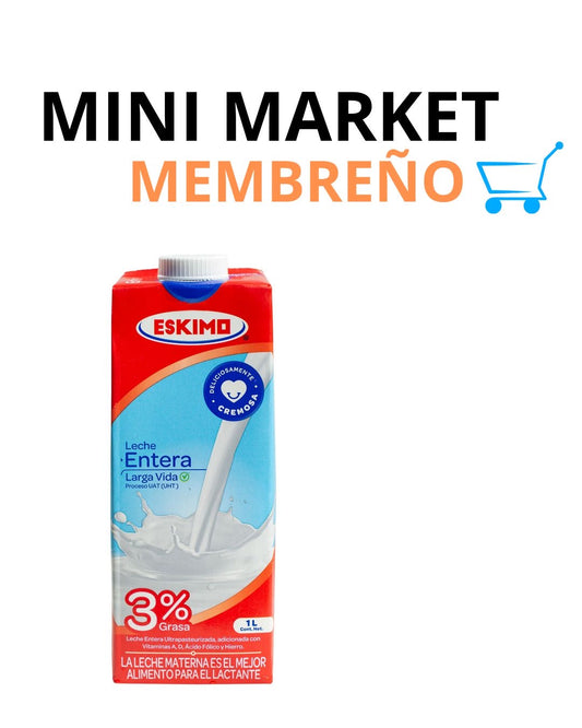 Leche eskimo entera 1lt