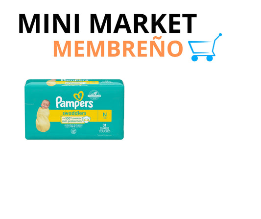 Pampers Swaddlers recién nacidos 31 unidades