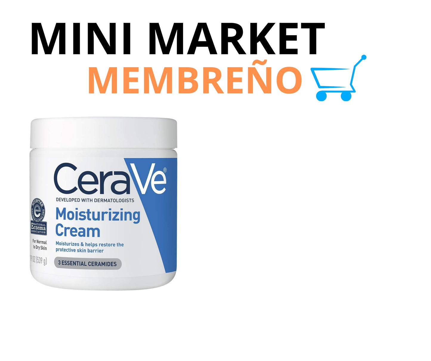 Cerave crema hidratante 19oz