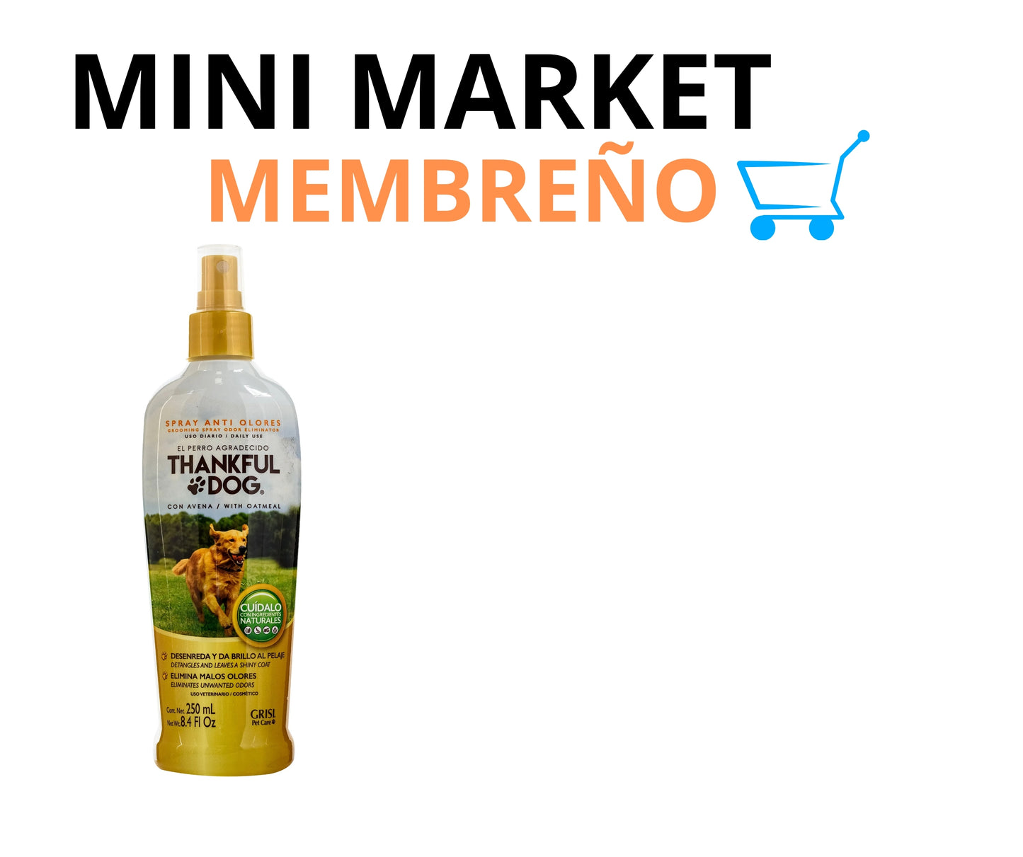 Spray anti olores thankful dog 250ml