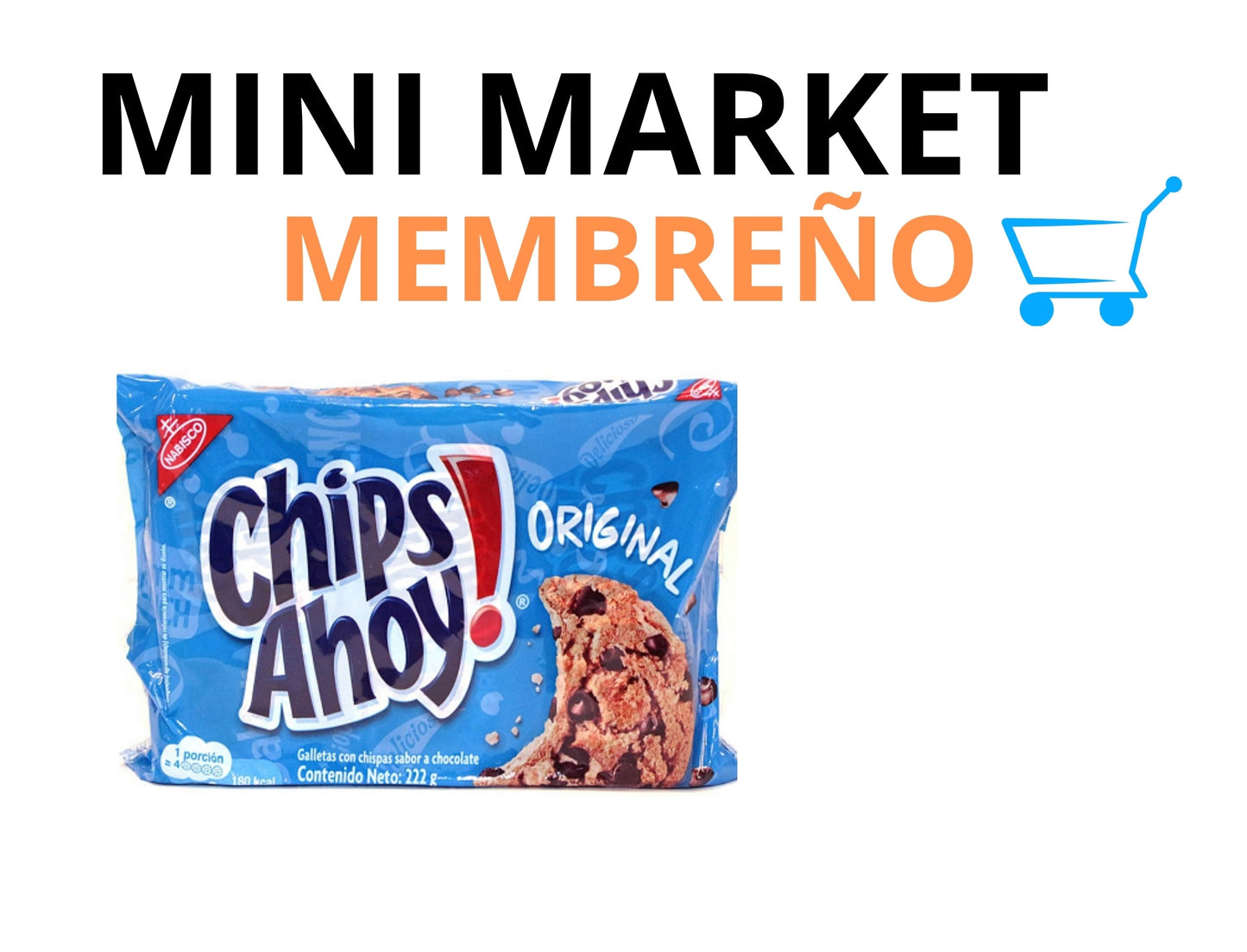 Galleta Chips ahoy 6 unidades