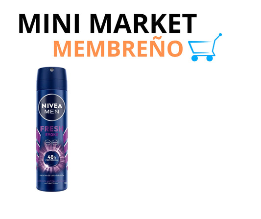 Desodorante nivea men spray fresh evoke 150ml