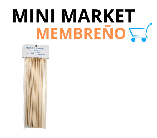 Pincho brocheta bamboo 100 unidades