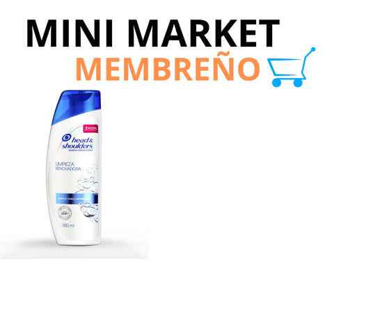 Shampoo head & shoulders limpieza renovadora 180ml