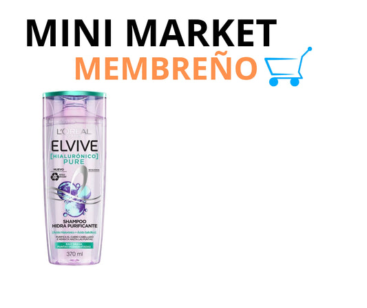 Shampoo L’Oréal hialurónico pure 370ml