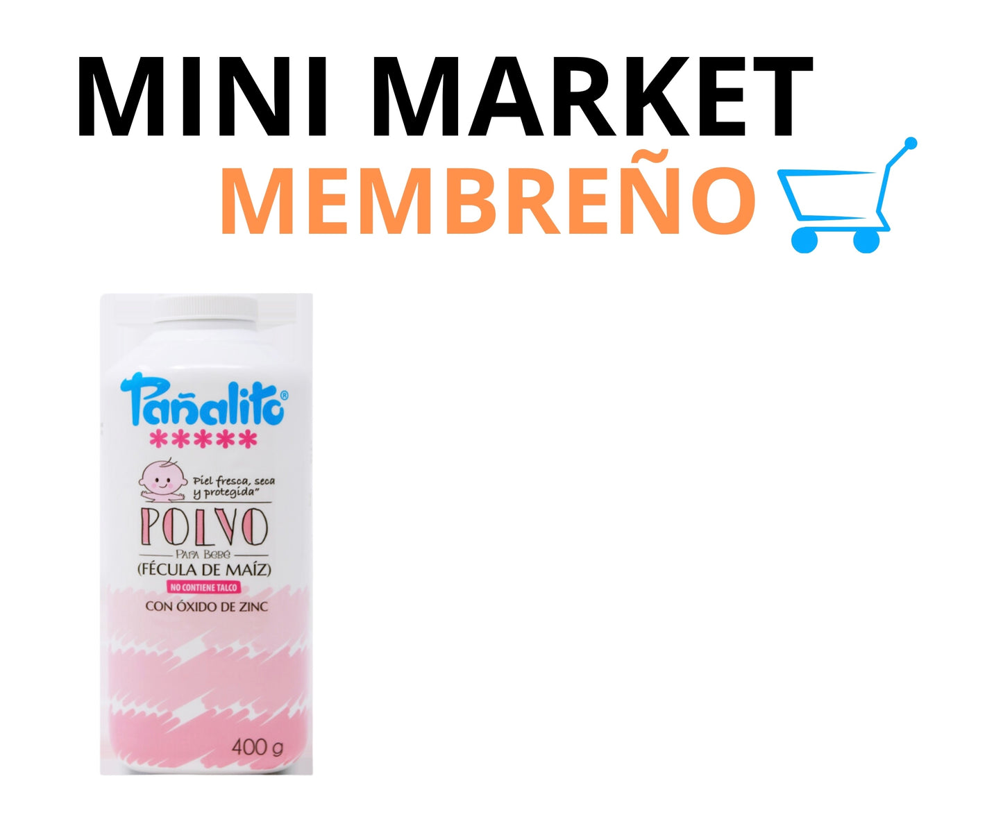 Talco Pañalito bebés 400g