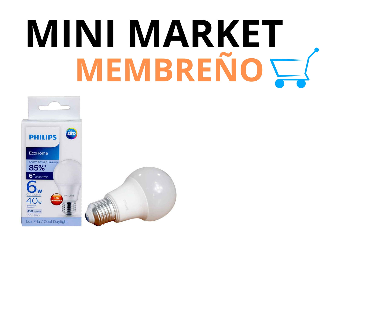 Philips Bujía led ahorrativa 6w