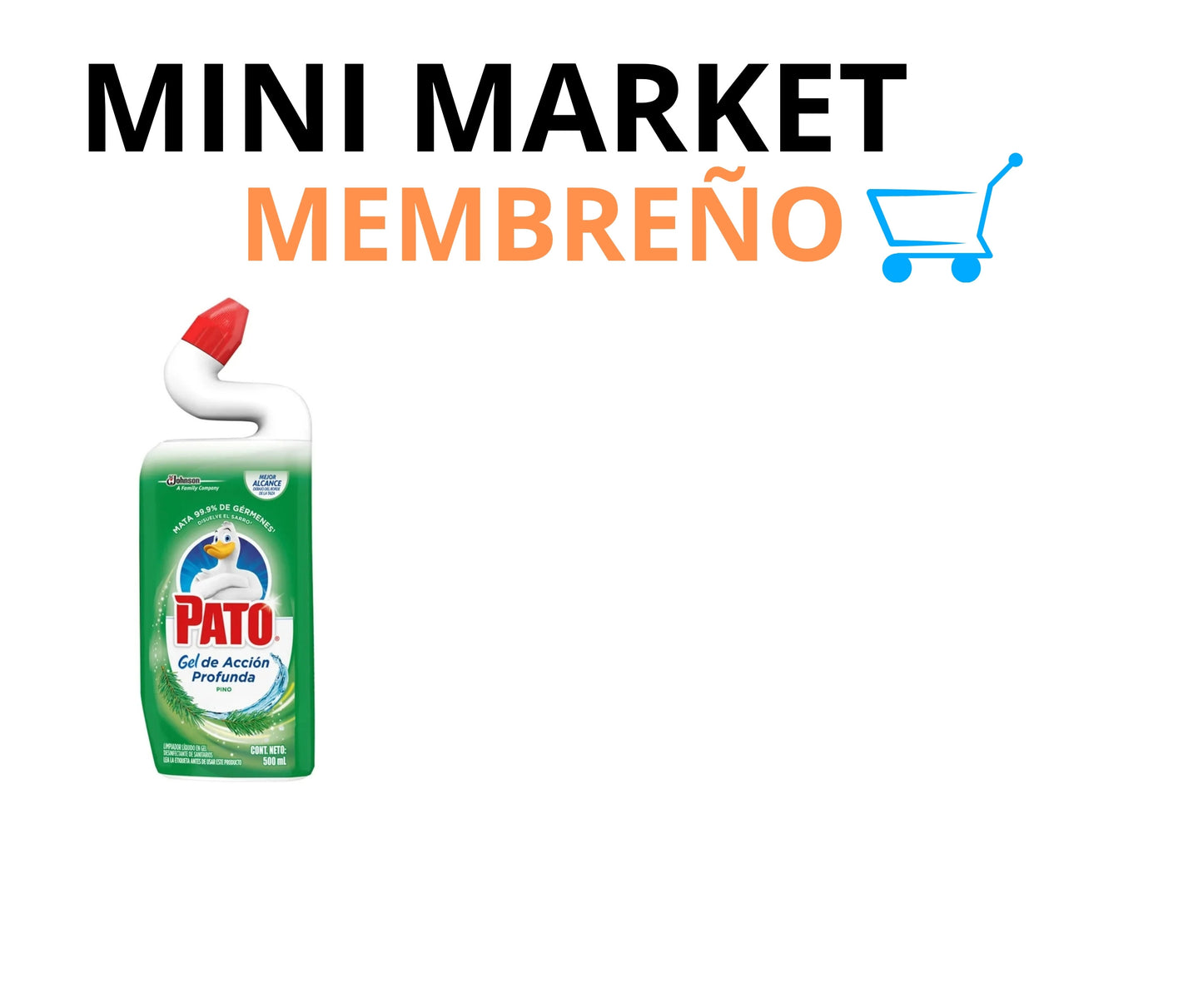 Desinfectante para baño Pato pino 500ml
