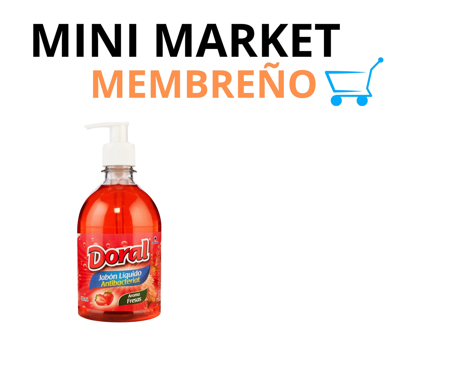 Jabón líquido doral fresa 500ml