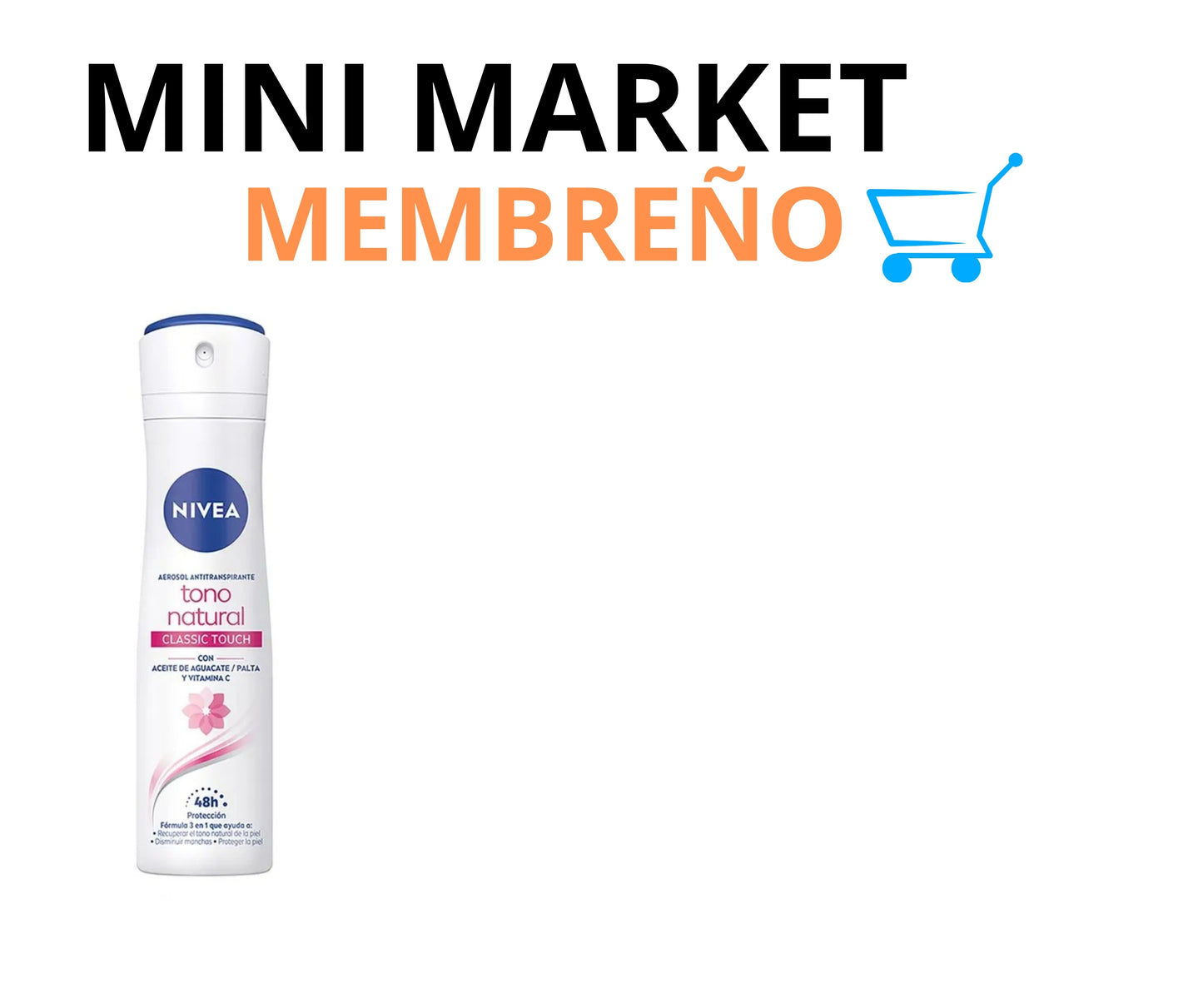 Desodorante nivea spray tono natural 150ml