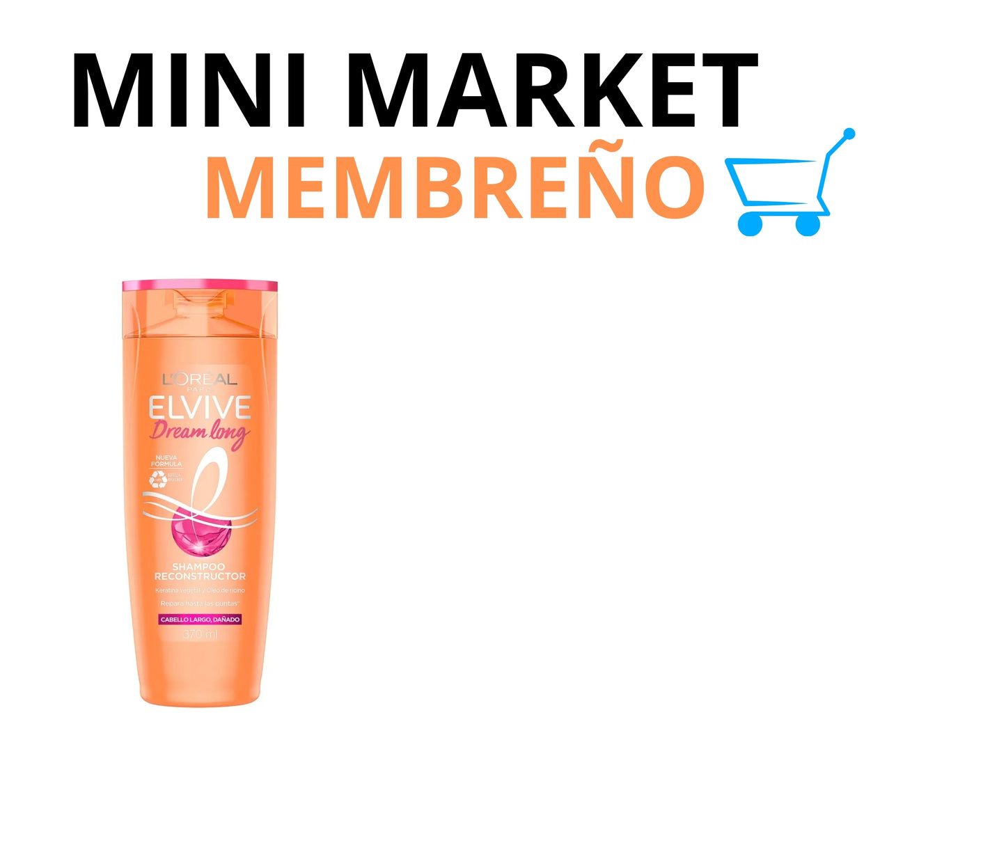 Shampoo L’Oréal dream long 370ml