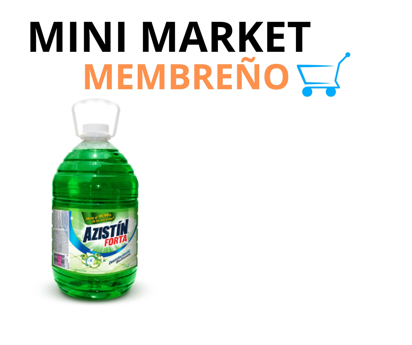 Desinfectante Azistin manzana galón