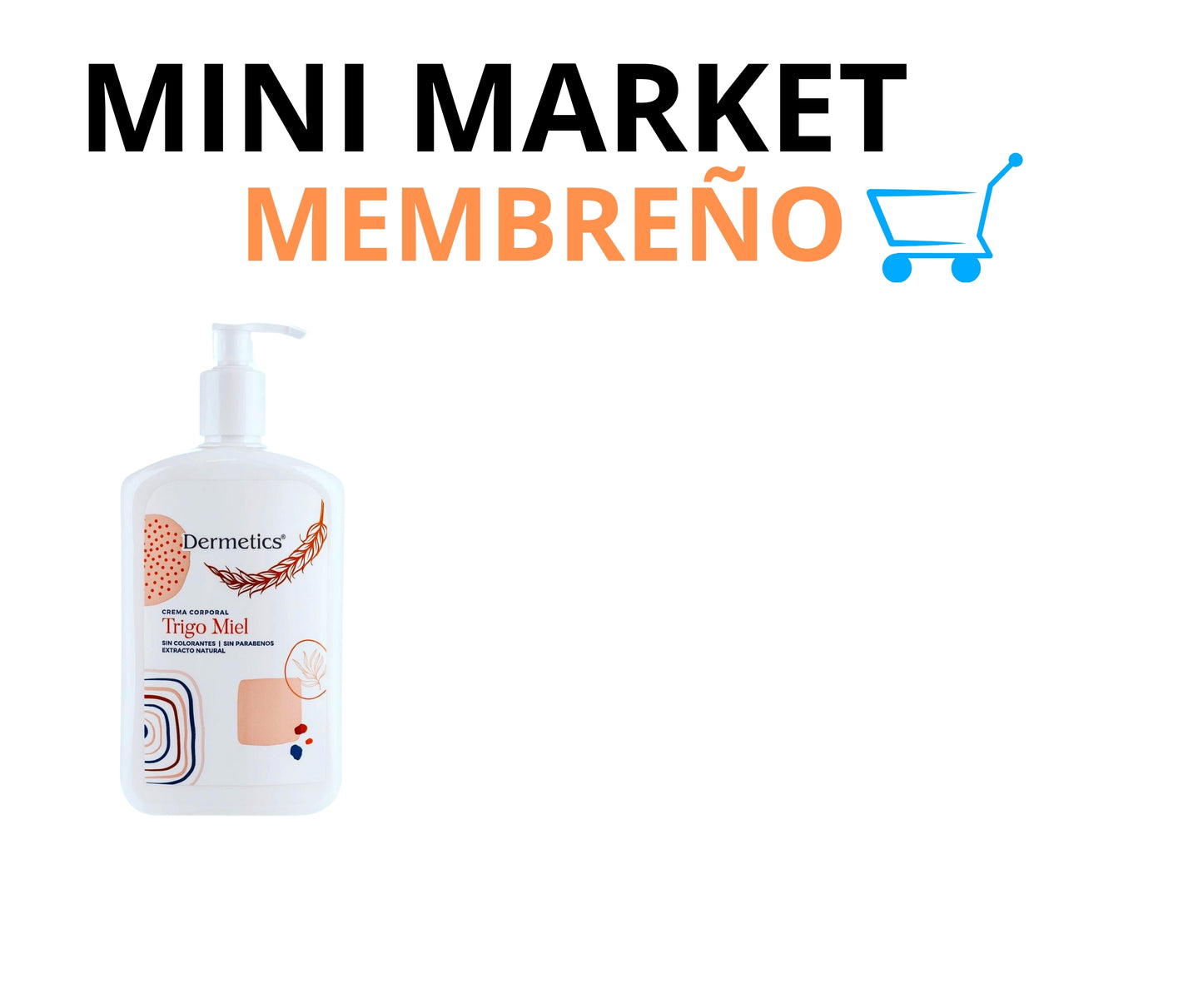 Crema corporal dermetics trigo miel