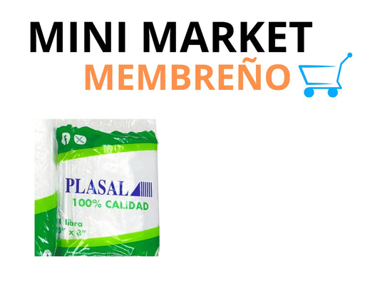 Bolsa plástica 1 libra 100 unidades