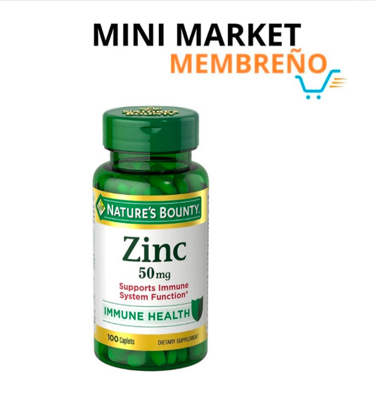 Zinc 50mg 100 tabletas