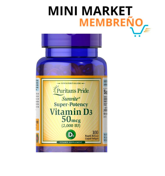 Vitamina D3 200 cápsulas