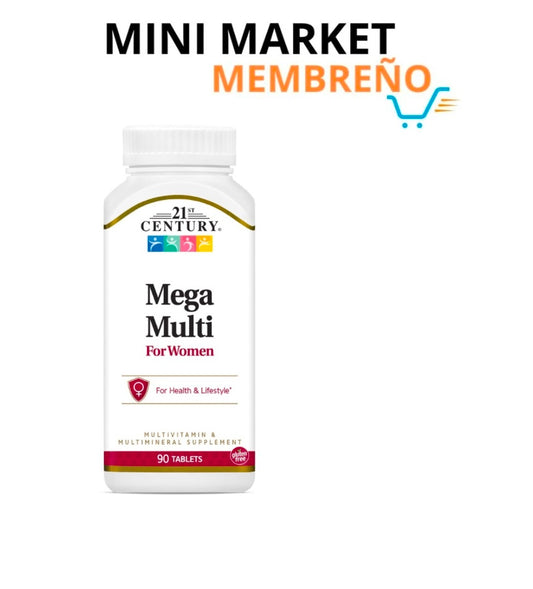 Mega multi para mujer 90 tabletas