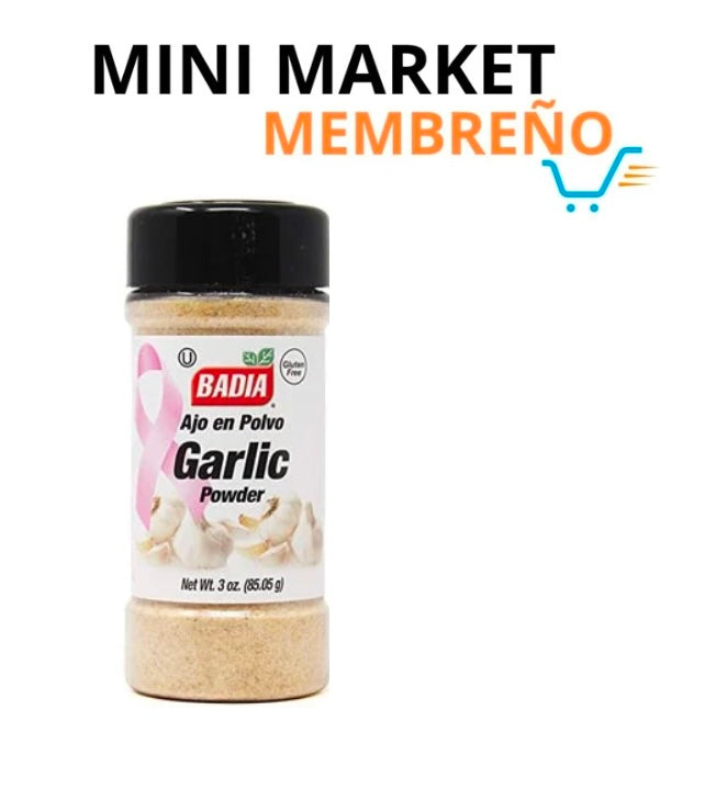 Ajo molido Badia 3oz