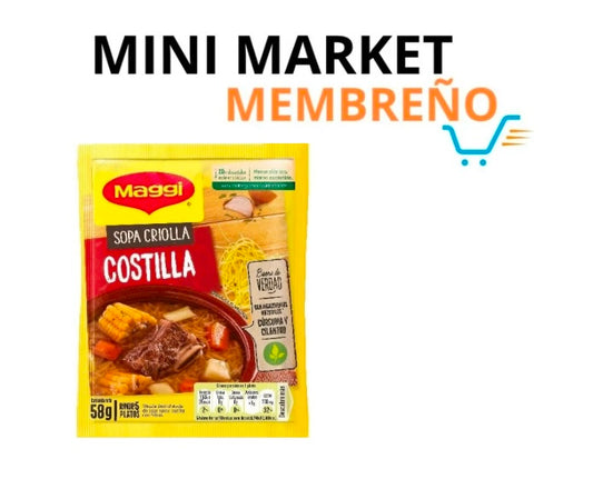 Sopa de costilla de res Maggi 58g