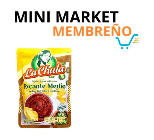 Frijoles molidos picante medio la chula 400g