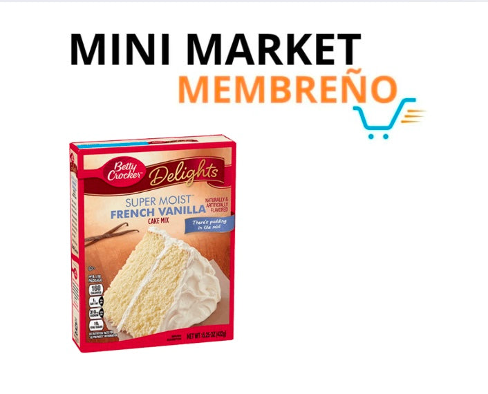 Mezcla para torta de vainilla Betty Crocker 375ml