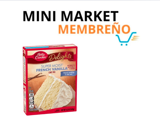 Mezcla para torta de vainilla Betty Crocker 375ml
