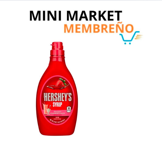 Sirope de fresa Hershey’s 623g
