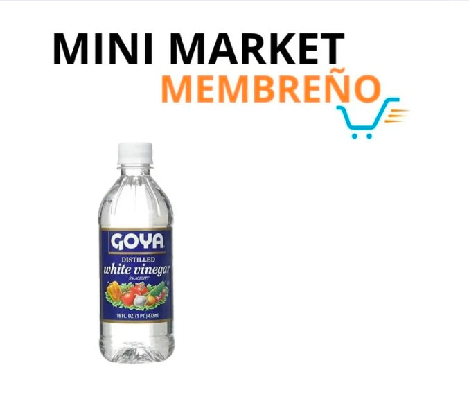Vinagre blanco destilado Goya 473ml
