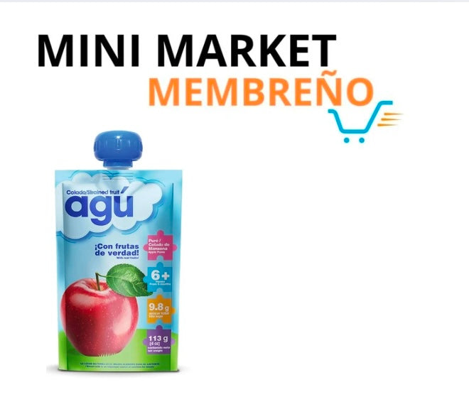 Colado agu manzana