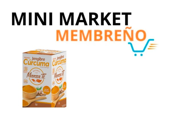 Te manza te cúrcuma y jengibre 20 sobres
